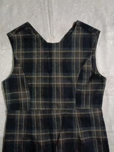 Plaid Sleeveless Dress