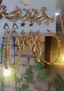 Western 9 Pair Combo Earings Set 😍✨