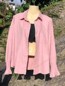 Pink Oversized Shirt