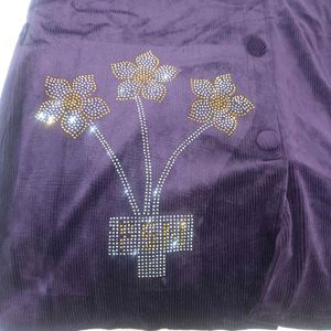 Velvet Top and Pants Set