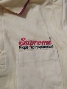 Supreme Yellow Polo Shirt