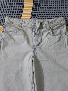 Wide Leg Denim Jeans