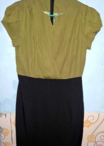 Two-Tone Sheath Dress