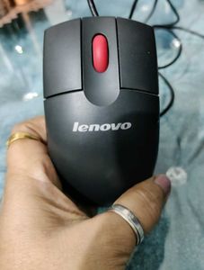 Lenovo Wired Mouse - Black💥
