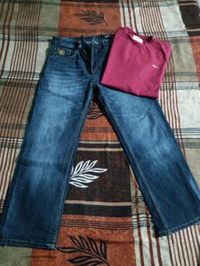 Jean Pant And Tshirt