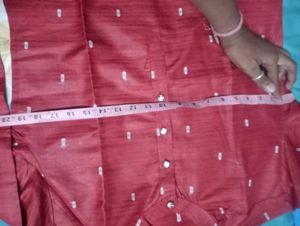 Elegant Men&#39;s Red Kurta - 40