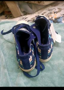 Blue BISC Canvas Sneakers