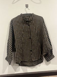 Checked shirt oversized