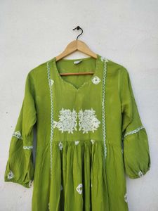 Green Kurta set