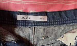 Denim Skirt With Slit