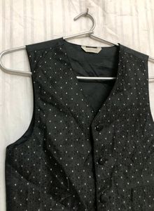 Mentro Boyz Black Waistcoat