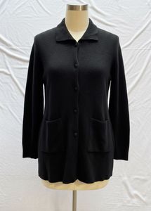 Classic Black Cardigan