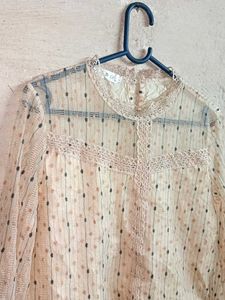 Ladies Lace Top Layered Multicolour