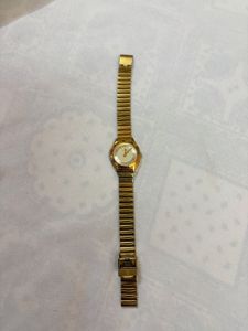 Titan Elegant Gold-Tone Wristwatch