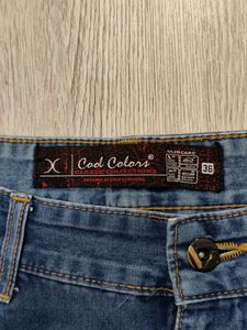 Sc9984 Cool Colors Beggy Jeans Waist 36