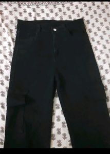 Cargo Straight Jeans Black😍♥️👌