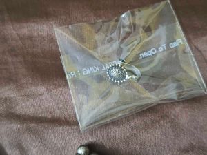 Oxidised Jhumka And Ring Peacock Feather Theme