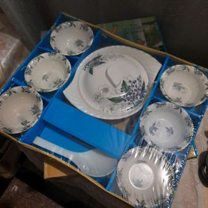 Pudding Dinner Set Melamine 9 Pcs