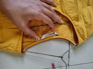 Mustard Anarkali Kurta