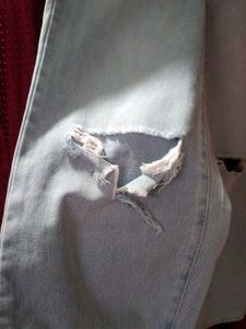 Buy 2 get 1 free / Ripped Wide Leg Jeans