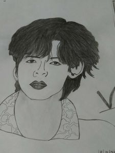 Handmade Sketch Of BTS