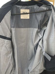 Zara Denim Bomber Jacket