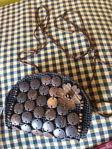 Coconut Shell Crossbody Bag