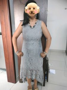Branded Hi-low Decent Dress One piece