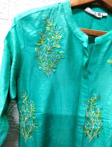 🎊🥳Buy One Get 1 Free🥳🎊Elegant Green Kurta Set
