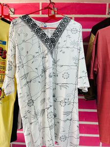 Rayon Print Tunic Top