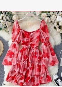 Floral Ruffle Mini Dress