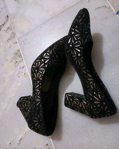 Black Wedge(EU Size 39)