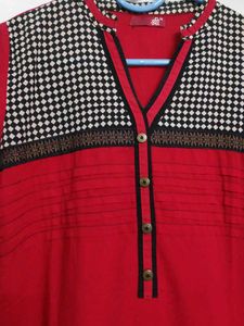 New Shree Elegant Red Kurta