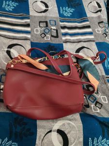 Maroon Handbag