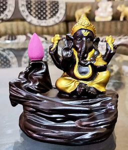 Ganesha Chaturthi Special decor piece with smoky w