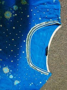 Blue Plazzo Kurta