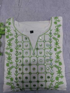 Women&#39;s Cotton Kurta Pant Set with Dupatta😍
