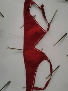 Red Colour Bra