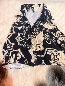 Patterned Sleeveless Top