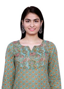 Floral Print Kurta Set