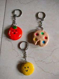 Cute Smiley Face Keychain