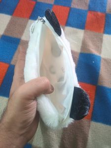 Panda Fur Pouch For Kids