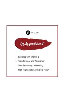 NEW USugar Smudge Me Not Liquid Lipstick - 42 Toa