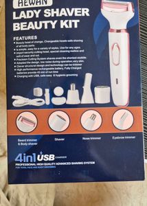 Lady Shaver Beauty Kit - 4 in 1