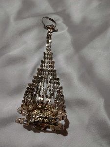 Pearl &amp; Rhinestone Hand Chain