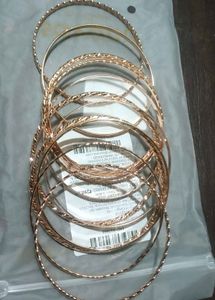 Gold Bangles Set