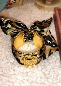 Leopard Scarf Cuff Bracelet
