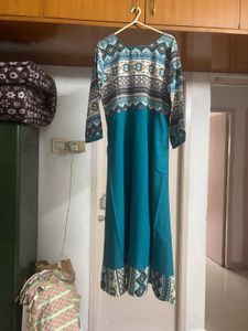 Laser Printed Anarkali Kurta