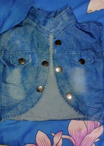 Denim Vest Jacket