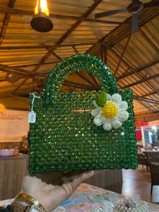THD GORGEOUS GREEN HANDBAG